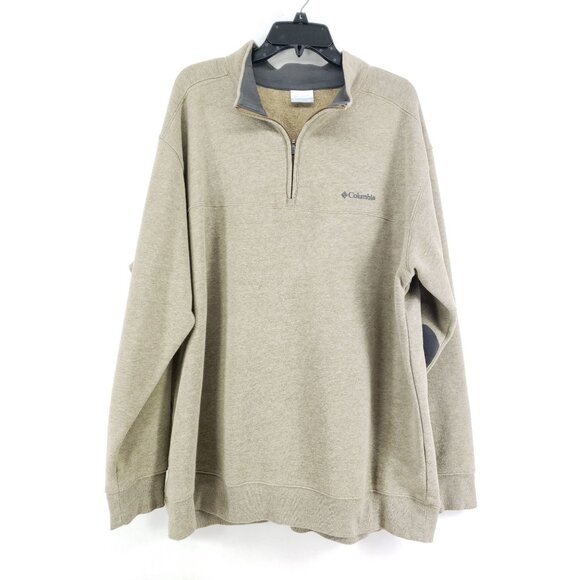 Columbia Half Zip Pullover Men's Size XXL Sand - Picture 1 of 8